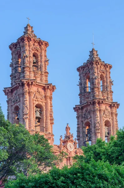 Taxco, Meksika 'daki Santa Prisca Kilisesi — Stok fotoğraf