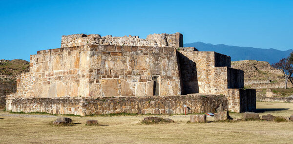 Astronomical Observatory, ruins of of Monte Alban - Oaxaca, Mexico