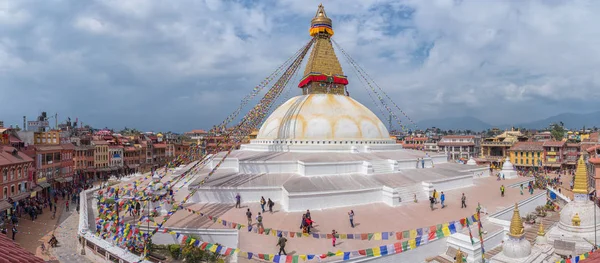 Boudhanath stupa em kathmandu, nepal — Fotografia de Stock