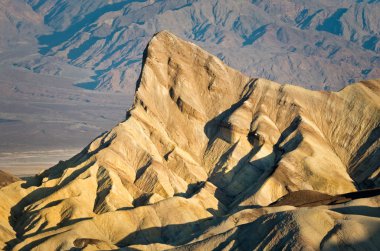 Zabriskie Point in Death Valley Ulusal Parkı, California, ABD