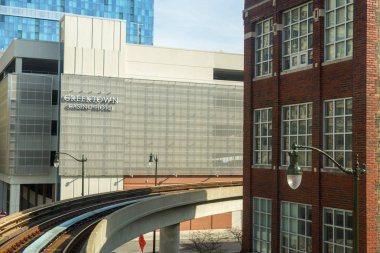 Detroit People Mover Detroit otomatik insanlar mover sistemi, Michigan.