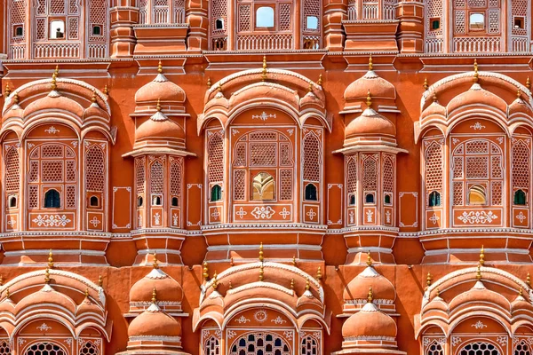 Hawa Mahal Palast (Palast der Winde) in Jaipur, Rajasthan, Indien — Φωτογραφία Αρχείου