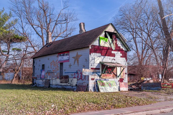 O Projeto Heidelberg em Detroit, Michigan, EUA — Fotografia de Stock