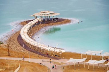 Ölü Deniz Sahil şeridi. İsrail