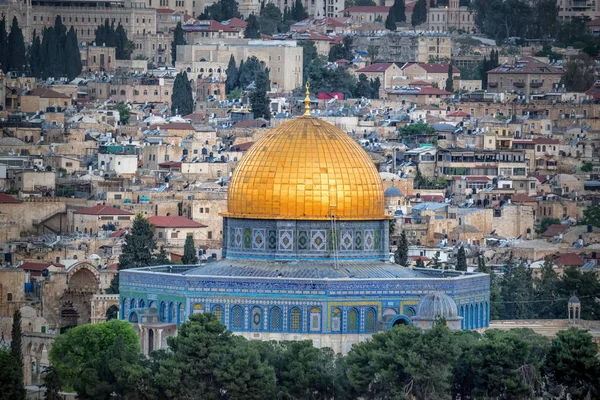 Cúpula de la Roca en Jerusalén Ciudad Vieja, Israel . — Foto de Stock