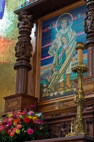 Indianerkapelle in der Villa de guadalupe, Mexiko-Stadt — Stockfoto