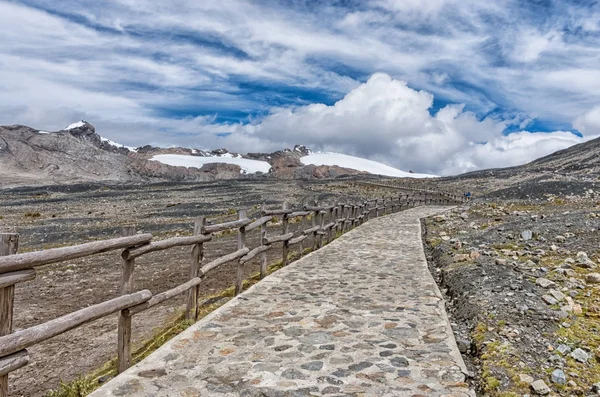 Glaciar Pastoruri en Cordillera Blanca, Norte de Perú — Foto de Stock
