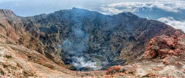 Volcano Kerinci, Sumatra, Endonezya