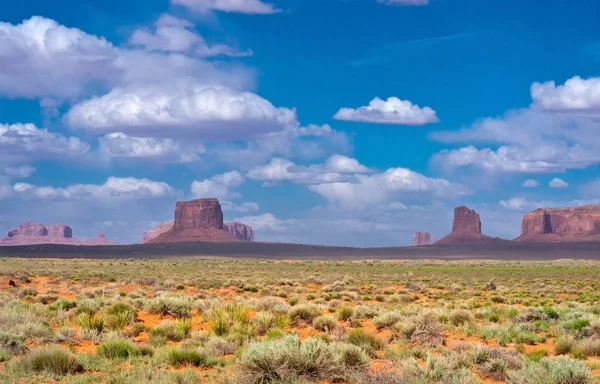 Anıt Vadisi. Navajo kabile park, Amerika. — Stok fotoğraf