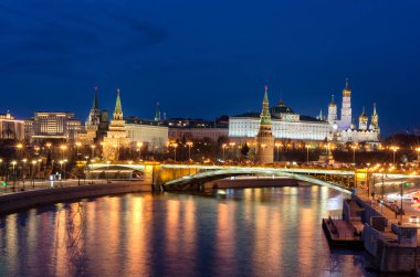 Moskova Kremlin, Rusya gece görüşü