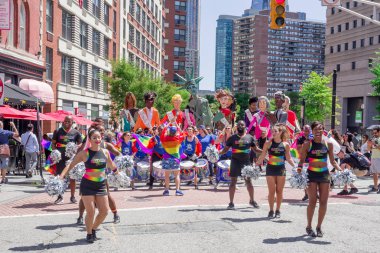 9 Yıllık Jersey City Lgbt Pride Festivali Jersey City, Nj, Abd