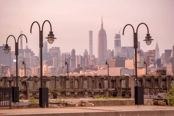 Ciudad de Nueva York al atardecer — Foto de Stock