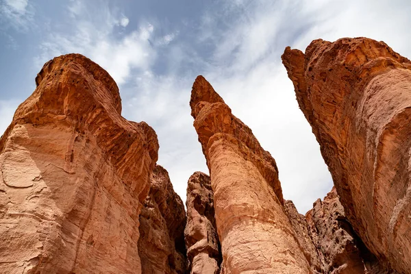 Paesaggio Nella Valle Timna Israele Meridionale — Foto Stock