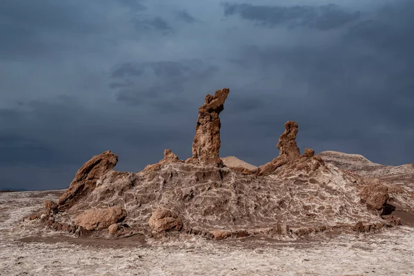 Les Tres Marias Valle Luna Deserto Atacama Cile — Foto Stock