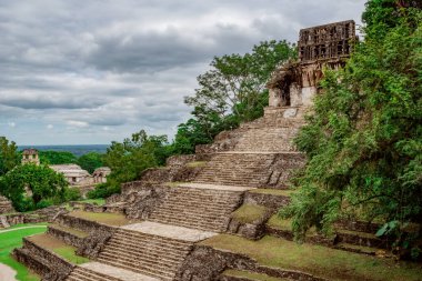 Palenque, Meksika arkeolojik alanının görüntüsü