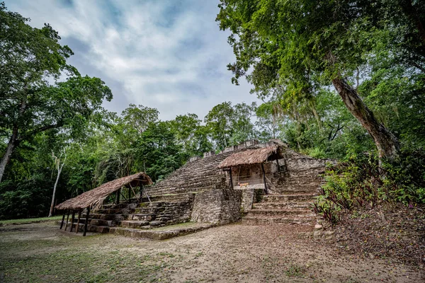 ジバンチェ Dzibanche メキシコのユカタン半島のキンタナ ルー南部に位置する古代マヤ文明の遺跡である — ストック写真
