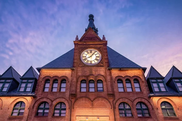 Central Railroad New Jersey Terminal Liberty Park New Jersey — Foto Stock