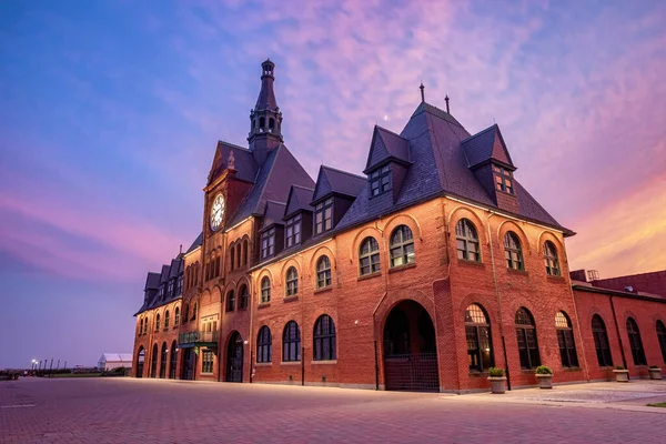 Central Railroad New Jersey Terminal Liberty Park New Jersey — Foto Stock