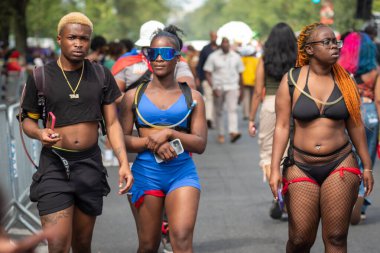 Brooklyn, NY - September 1, 2025: Annual West Indian Day parade on Eastern Parkway in the Brooklyn Borough of New York City