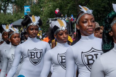 Brooklyn, NY - September 1, 2025: Annual West Indian Day parade on Eastern Parkway in the Brooklyn Borough of New York City