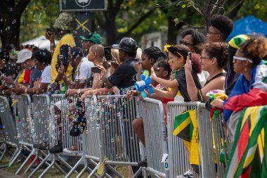 Brooklyn, NY - September 1, 2025: Annual West Indian Day parade on Eastern Parkway in the Brooklyn Borough of New York City
