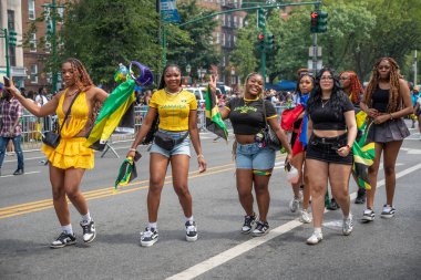 Brooklyn, NY - September 1, 2025: Annual West Indian Day parade on Eastern Parkway in the Brooklyn Borough of New York City