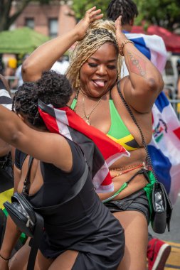 Brooklyn, NY - September 1, 2025: Annual West Indian Day parade on Eastern Parkway in the Brooklyn Borough of New York City