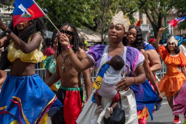 Brooklyn, NY - September 1, 2025: Annual West Indian Day parade on Eastern Parkway in the Brooklyn Borough of New York City