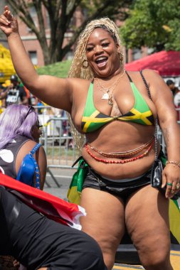 Brooklyn, NY - September 1, 2025: Annual West Indian Day parade on Eastern Parkway in the Brooklyn Borough of New York City
