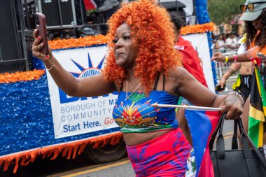 Brooklyn, NY - September 1, 2025: Annual West Indian Day parade on Eastern Parkway in the Brooklyn Borough of New York City