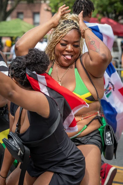 Brooklyn, NY - September 1, 2025: Annual West Indian Day parade on Eastern Parkway in the Brooklyn Borough of New York City