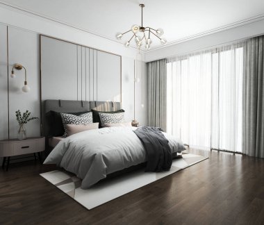 3D yatak odası, çok rahat..  