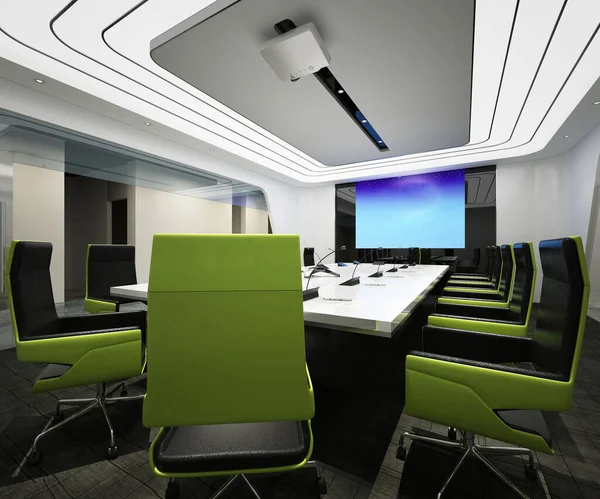 Rendering Conference Room — Stock Photo, Image