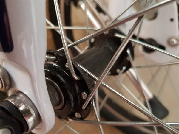 Talade Cykelhjulet — Stockfoto
