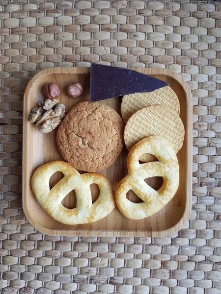 Galletas Chocolate Para Desayuno —  Fotos de Stock