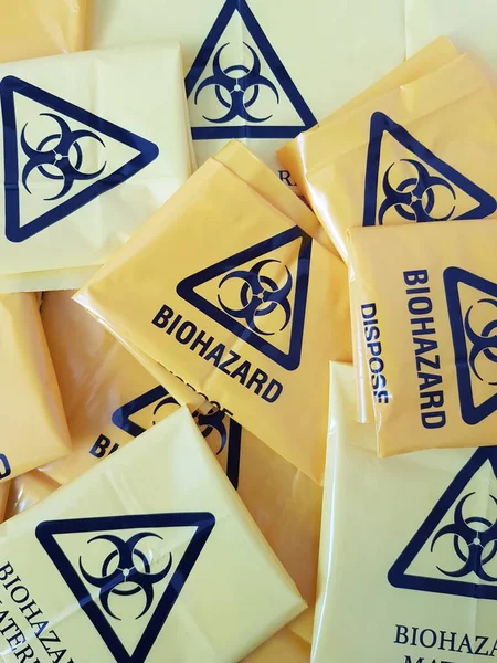 Εγγραφείτε Και Επιγραφή Biohazard — Φωτογραφία Αρχείου