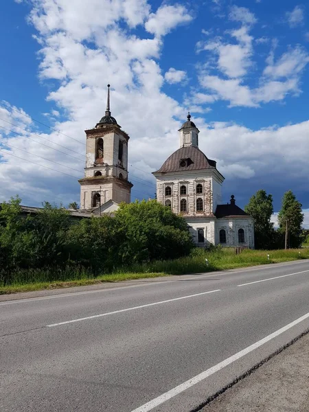 Alte Zerstörte Christlich Orthodoxe Kirche — Stockfoto