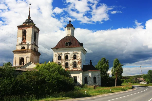 Alte Zerstörte Christlich Orthodoxe Kirche — Stockfoto