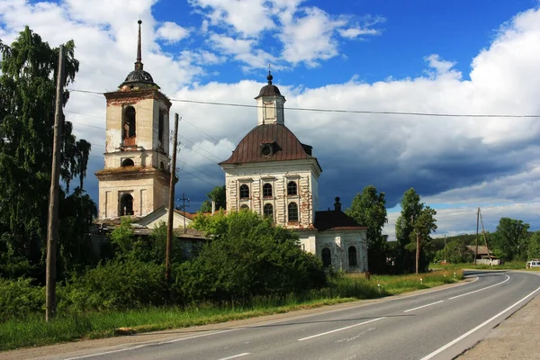 Alte Zerstörte Christlich Orthodoxe Kirche — Stockfoto