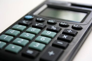 Finans hesaplamak için bir hesap makinesi