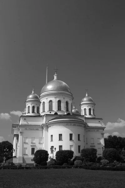 Igreja Cristã Ortodoxa Pedra Antiga Rússia — Fotografia de Stock