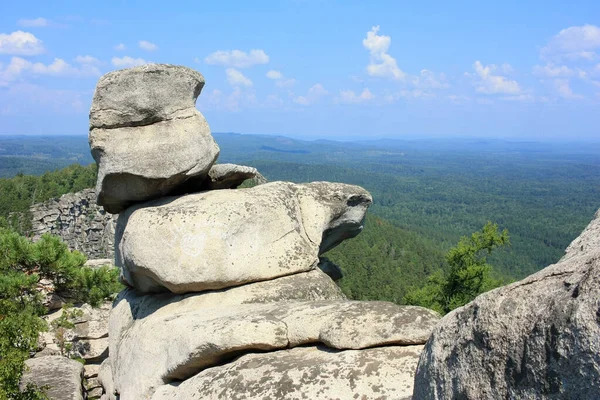 Felsen Arakulsky Sheehan Gegen Den Blauen Himmel — Stockfoto