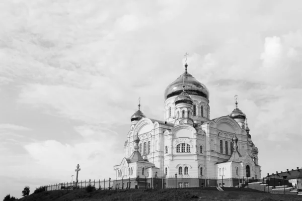 Alte Christlich Orthodoxe Kirche Aus Stein Belogorsk — Stockfoto