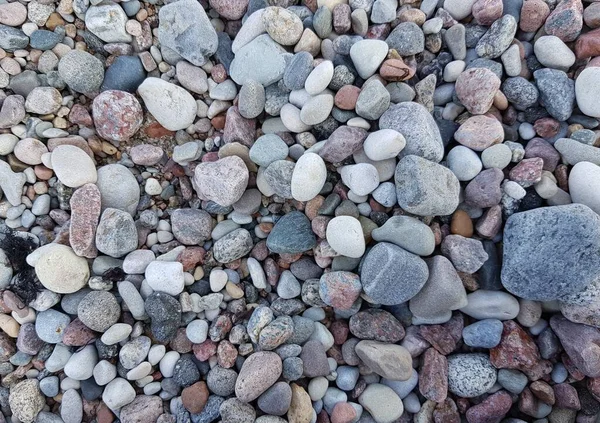 Barevné Kameny Pláži — Stock fotografie