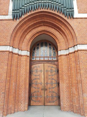 Orgun antik ahşap kapıları