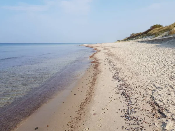 Sandige Ostseeküste — Stockfoto