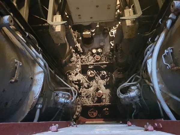 Торпедный Отсек Старой Военной Подводной Лодке — стоковое фото