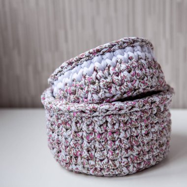 Ev sepeti, ev için aksesuar tığ işi