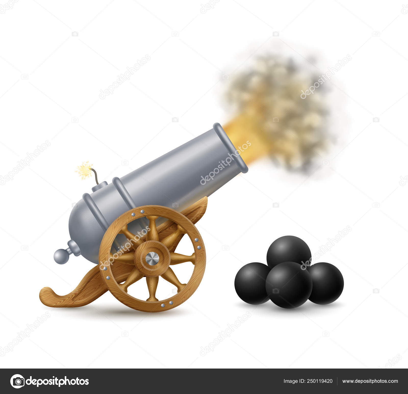 Cannonball Vectorafbeeldingen, Illustraties En Clipart | Depositphotos