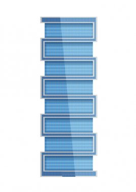 Yüksek modern ofis binası